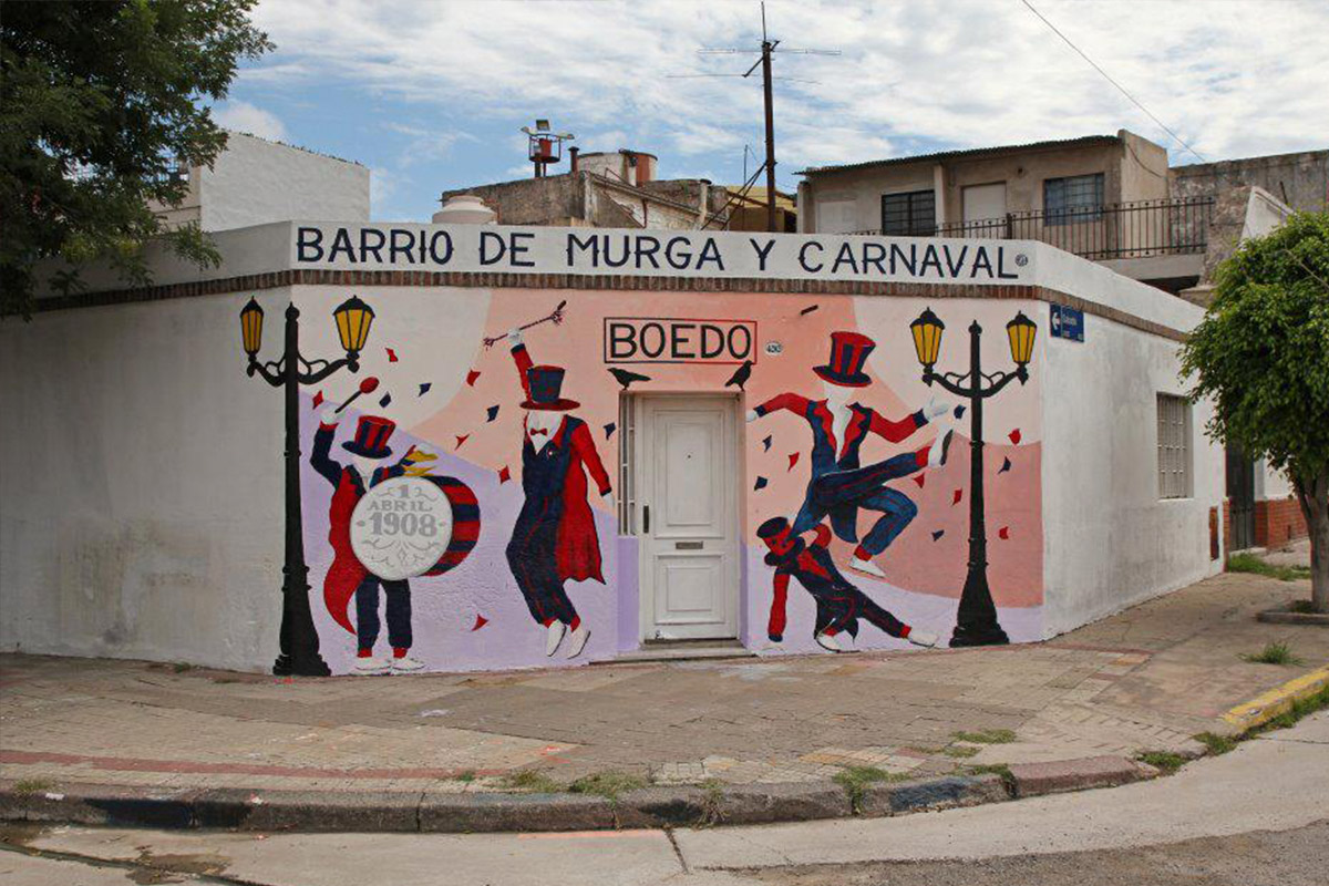 Mural nº 1 Barrio de Murga y Carnaval
