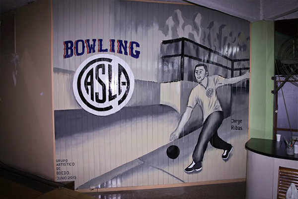 Mural nº16 Bowling en San Lorenzo