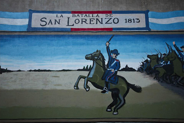 Mural nº50 Batalla de San Lorenzo