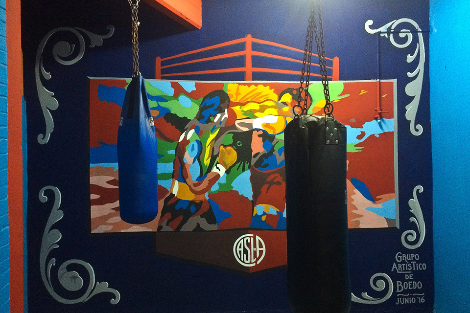 Mural nº85 Boxeo en San Lorenzo